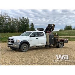 2014 DODGE RAM 5500HD CREW CAB BOOM TRUCK