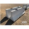 Image 2 : (2) LITEBUILT 8 FT. CONCRETE BARRIER