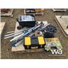 Image 1 : (2) ROLLS 14/2 WIRING, 12V BATTERY CHARGER, TOOLS