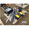 Image 2 : (2) ROLLS 14/2 WIRING, 12V BATTERY CHARGER, TOOLS