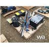 Image 3 : (2) ROLLS 14/2 WIRING, 12V BATTERY CHARGER, TOOLS