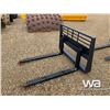 Image 1 : (UNUSED) 1 SET OF SKID STEER 48" PALLET FORKS