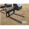Image 2 : (UNUSED) 1 SET OF SKID STEER 48" PALLET FORKS