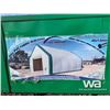 Image 2 : (UNUSED) PVC 20 X 40 X 16 STORAGE BUILDING