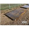 Image 1 : (UNUSED) (5) 5/16 4 X 8 FT. STEEL PLATE SHEETS