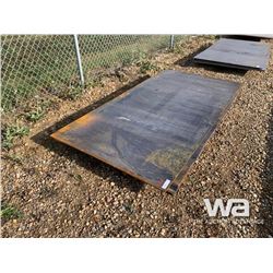 (UNUSED) (5) 5/16 4 X 8 FT. STEEL PLATE SHEETS