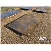 Image 1 : (UNUSED) (5) 5/16 4 X 8 FT. STEEL PLATE SHEETS