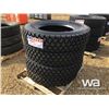 Image 1 : (UNUSED) (4) KAPSEN 11R24.5 DRIVE TIRES