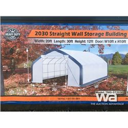 (UNUSED) STRAIGHT WALL 20 X 30 X 12 FT. SHELTER