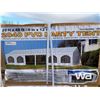 Image 1 : (UNUSED) 20 X 40 FT. ENCLOSED PVC PARTY TENT