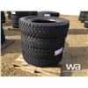 Image 1 : (UNUSED) (4) KAPSEN HS207 11R24.5 DRIVE TIRES