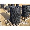 Image 1 : (UNUSED) (4) GRIZZLY SKID STEER 12-16.5 TIRES