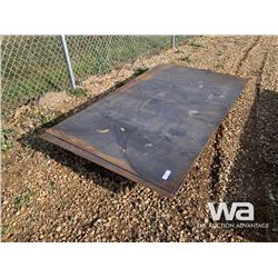 (UNUSED) (5) 5/16 4 X 8 FT. STEEL PLATE SHEETS