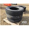 Image 1 : (3) GRIZZLY 11R24.5 TRUCK STEERING TIRES