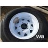 Image 2 : (3) 225/75R15 TRAILER TIRE & RIMS