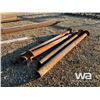 Image 1 : (4) 6" X 10 FT. HELICAL SCREW PILES