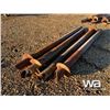 Image 3 : (4) 6" X 10 FT. HELICAL SCREW PILES