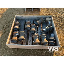 (10) KOMATSU TRACK ROLLERS