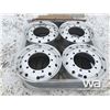 Image 1 : (4) UNUSED ALCOA 13'X22.5 TRUCK TIRE RIMS