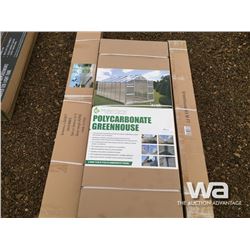 8 X 16 FT. POLYCARBONATE GREENHOUSE