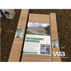 8 X 16 FT. POLYCARBONATE GREENHOUSE