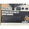 Image 2 : OUTDOOR PATIO WOOD BURNING FIRE PIT