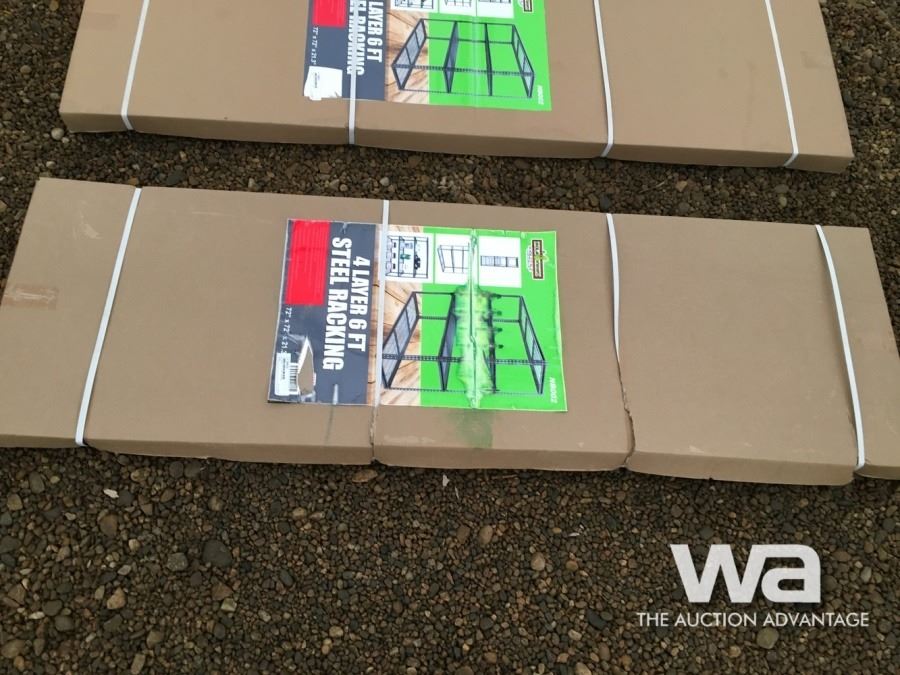 4 LAYER 6 FT. STEEL RACKING - Weaver Bros. Auctions Ltd.