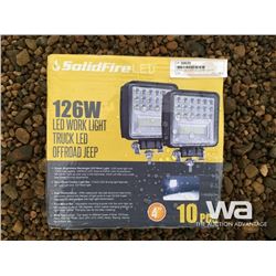 10 PCE 126 WATT LED WORK LIGHTS