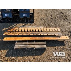 PALLET OF GRADER BLADES & CUTTING EDGE