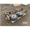 Image 1 : (2) TRAILER AXLES C/W: 15" TIRES & RIMS
