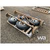 Image 2 : (2) TRAILER AXLES C/W: 15" TIRES & RIMS
