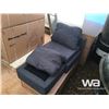 Image 1 : GREY FABRIC SECTIONAL SOFA SET