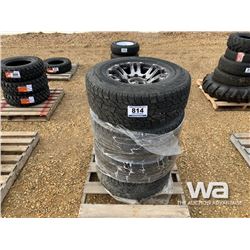 (4) COOPER LT275/70R18 TIRES ON CHEV RIMS