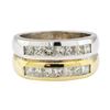 Image 2 : 1.30 ctw Diamond Double Band - 14KT Yellow and White Gold