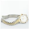 Image 9 : Rolex Mens 2 Tone 14K Mother Of Pearl Diamond & Sapphire 36MM Datejust Wristwatc
