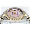 Image 5 : Rolex Ladies 2 Tone Yellow Gold Pink MOP Diamond Datejust Wristwatch