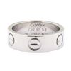 Image 1 : Cartier Love Ring - 18KT White Gold