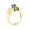 Image 4 : 1.69 ctw Blue Sapphire And Diamond Ring - 14KT Yellow Gold