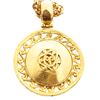 Image 5 : Chanel Gold Chain CC Mirror Drop Pendant Vintage Necklace 95A