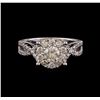 Image 2 : 1.35 ctw Diamond Ring - 14KT White Gold