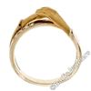 Image 6 : Carrera y Carrera 18kt Yellow Gold 0.16 ctw Diamond and Folded Hands Band Ring
