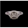 Image 2 : 1.23 ctw Diamond Ring - 14KT White Gold