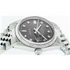 Image 4 : Rolex Mens Stainless Rhodium Diamond 36MM Datejust Wristwatch