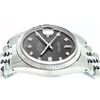 Image 5 : Rolex Mens Stainless Rhodium Diamond 36MM Datejust Wristwatch