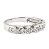 Image 1 : 0.60 ctw Diamond Ring - 18KT White Gold