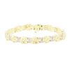 Image 1 : 0.65 ctw Diamond Men's Nugget-Style Bracelet - 10KT Yellow Gold