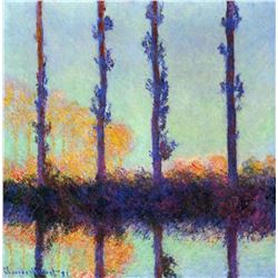 Claude Monet - Four Poplars