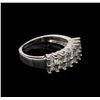 Image 1 : 0.91 ctw Diamond Ring - 14KT White Gold