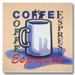 ESPRESSO by Steve Kaufman (1960-2010)