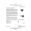 Image 5 : 2.55 ctw Blue Sapphire And Diamond Ring - 18KT White Gold